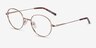 Film Rose Gold MetalEyeglass Frames from EyeBuyDirect, Angle View
