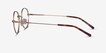 Film Rose Gold MetalEyeglass Frames from EyeBuyDirect, Side View