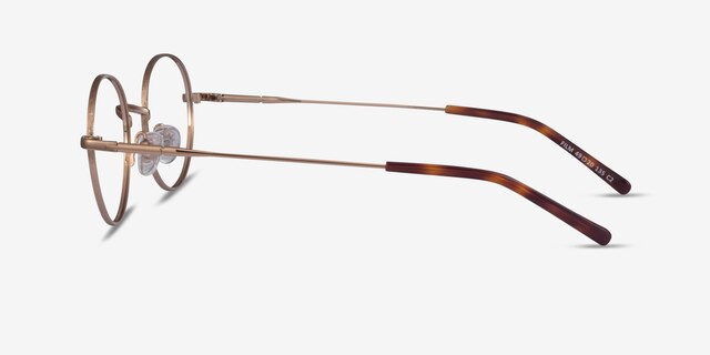 Film Rose Gold MetalEyeglass Frames from EyeBuyDirect, Side View