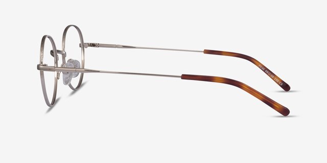 Film Silver MetalEyeglass Frames from EyeBuyDirect, Side View