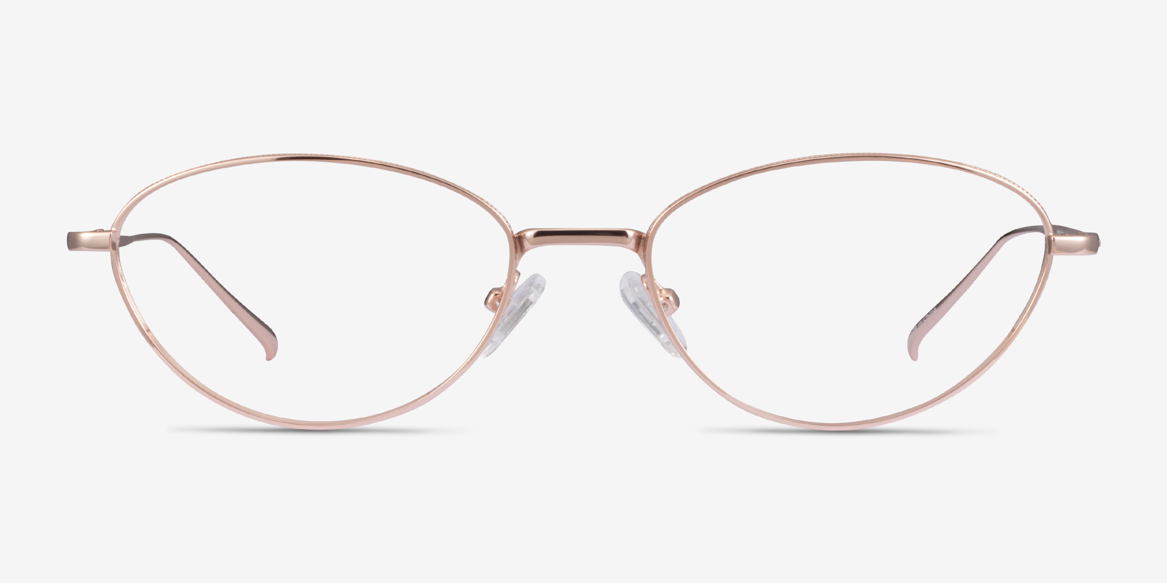 Feather Oval Rose Gold Glasses For Women Eyebuydirect 1669