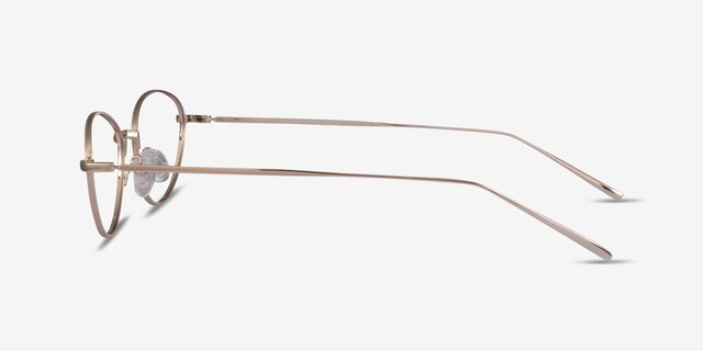Feather Doré MétalMontures de lunettes de vue d'EyeBuyDirect, Vue de Côté