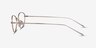 Feather Doré MétalMontures de lunettes de vue d'EyeBuyDirect, Vue de Côté