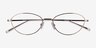 Feather Doré MétalMontures de lunettes de vue d'EyeBuyDirect, Vue Rapprochée