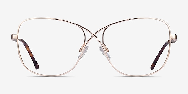 Movie Gold Metal Eyeglass Frames