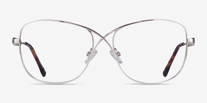 Movie Silver Metal Eyeglass Frames from EyeBuyDirect