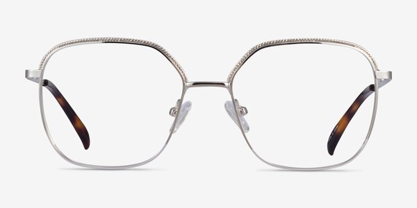 Chai Silver Metal Eyeglass Frames