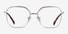 Chai Silver MetalEyeglass Frames from EyeBuyDirect, Front View