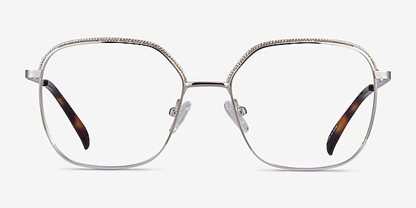 Chai Silver Metal Eyeglass Frames