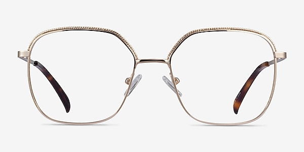 Chai Light Gold Metal Eyeglass Frames