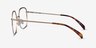 Chai Light Gold MetalEyeglass Frames from EyeBuyDirect, Side View