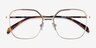 Chai Light Gold MetalEyeglass Frames from EyeBuyDirect, Closed View