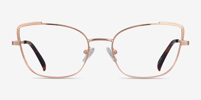 Exquisite Rose Gold Metal Eyeglass Frames from EyeBuyDirect