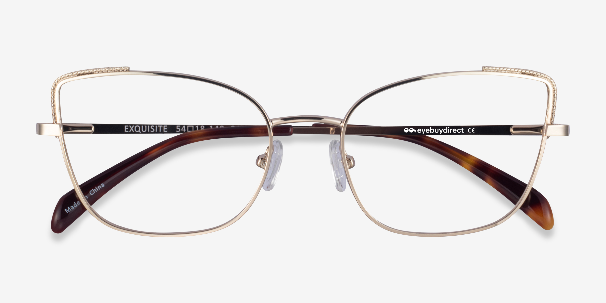 Exquisite Cat Eye Gold Glasses for Women Eyebuydirect Canada