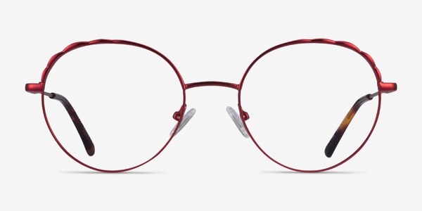 Cloud Burgundy Metal Eyeglass Frames