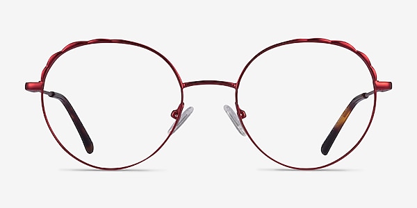 Cloud Burgundy Metal Eyeglass Frames