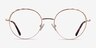 Cloud Rose Gold MetalEyeglass Frames from EyeBuyDirect, Front View
