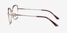 Rapture Gold MetalEyeglass Frames from EyeBuyDirect, Side View