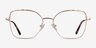 Rapture Rose Gold MetalEyeglass Frames from EyeBuyDirect, Front View