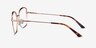 Rapture Rose Gold MetalEyeglass Frames from EyeBuyDirect, Side View