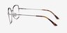 Rapture Silver MetalEyeglass Frames from EyeBuyDirect, Side View