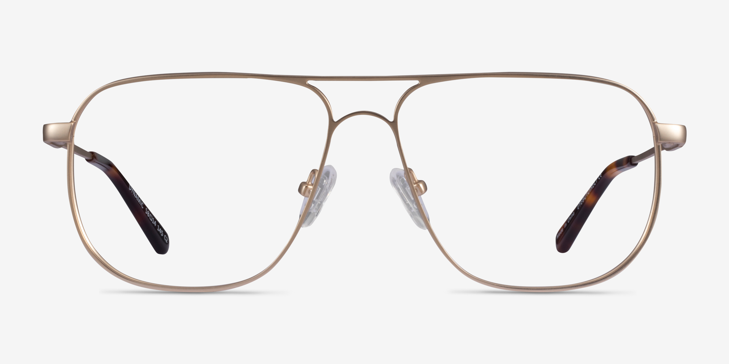 Dynamic Aviator Matte Gold Glasses For Men Eyebuydirect Canada