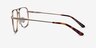 Dynamic Matte Gold MetalEyeglass Frames from EyeBuyDirect, Side View