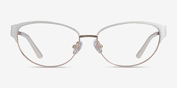 Experience White Gold Metal Eyeglass Frames