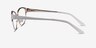 Experience White Gold MetalEyeglass Frames from EyeBuyDirect, Side View