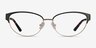 Experience Green Gold MetalEyeglass Frames from EyeBuyDirect, Front View