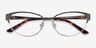 Experience Green Gold MetalEyeglass Frames from EyeBuyDirect, Closed View