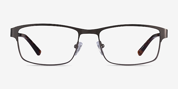 Quest Gunmetal Metal Eyeglass Frames