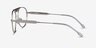 Flowing Silver MetalEyeglass Frames from EyeBuyDirect, Side View