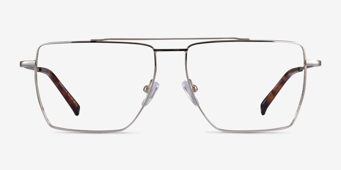 Perspective Silver Metal Eyeglass Frames from EyeBuyDirect