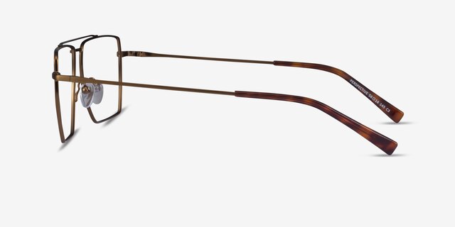 Perspective Bronze MétalMontures de lunettes de vue d'EyeBuyDirect, Vue de Côté