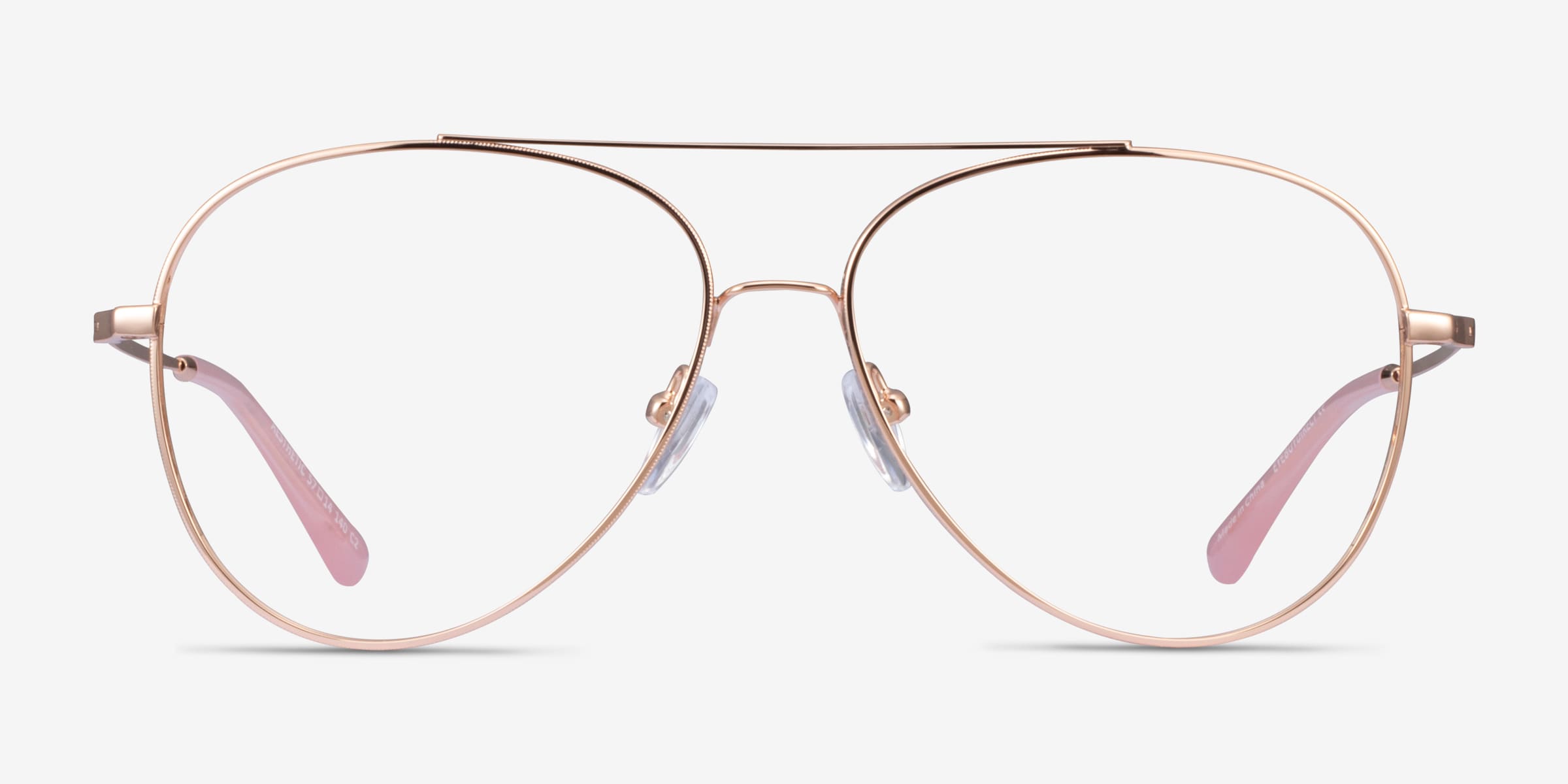 Lunette de discount vue or rose