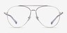 Jerrie Silver MetalEyeglass Frames from EyeBuyDirect, Front View