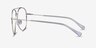 Jerrie Silver MetalEyeglass Frames from EyeBuyDirect, Side View