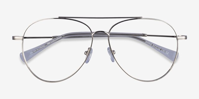 Jerrie Silver MetalEyeglass Frames from EyeBuyDirect, Closed View
