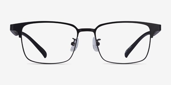 Jimy Matte Black Metal Eyeglass Frames