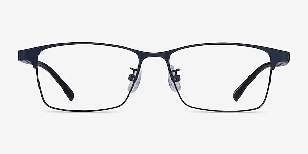 Globe Matte Blue Black Acétate Montures de lunettes de vue