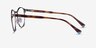 Ferguson Gunmetal Tortoise AcetateEyeglass Frames from EyeBuyDirect, Side View