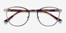 Ferguson Gunmetal Tortoise AcetateEyeglass Frames from EyeBuyDirect, Closed View