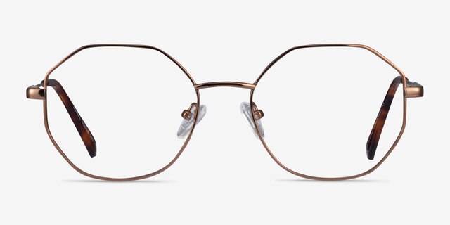 Astral Bronze MétalMontures de lunettes de vue d'EyeBuyDirect, Vue de Face
