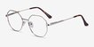 Astral Silver MetalEyeglass Frames from EyeBuyDirect, Angle View