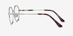 Astral Silver MetalEyeglass Frames from EyeBuyDirect, Side View