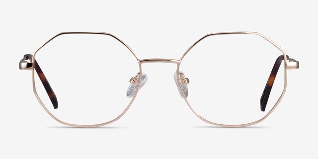 Astral Gold MetalEyeglass Frames from EyeBuyDirect, Front View