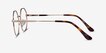 Astral Gold MetalEyeglass Frames from EyeBuyDirect, Side View