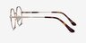 Astral Gold MetalEyeglass Frames from EyeBuyDirect, Side View