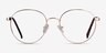 Haiku Golden MetalEyeglass Frames from EyeBuyDirect, Front View
